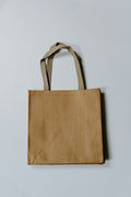 Natural canvas tote bag