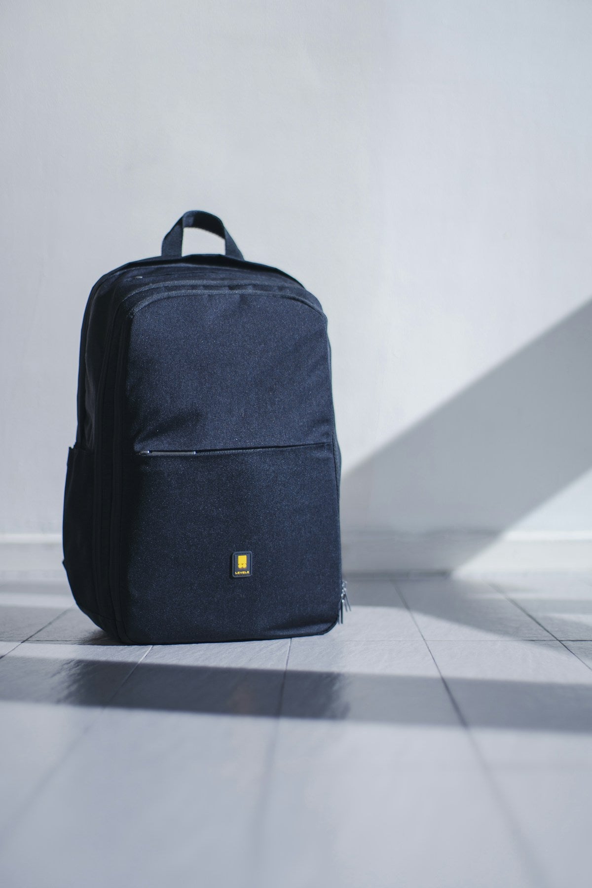 Leather black crossbody bag